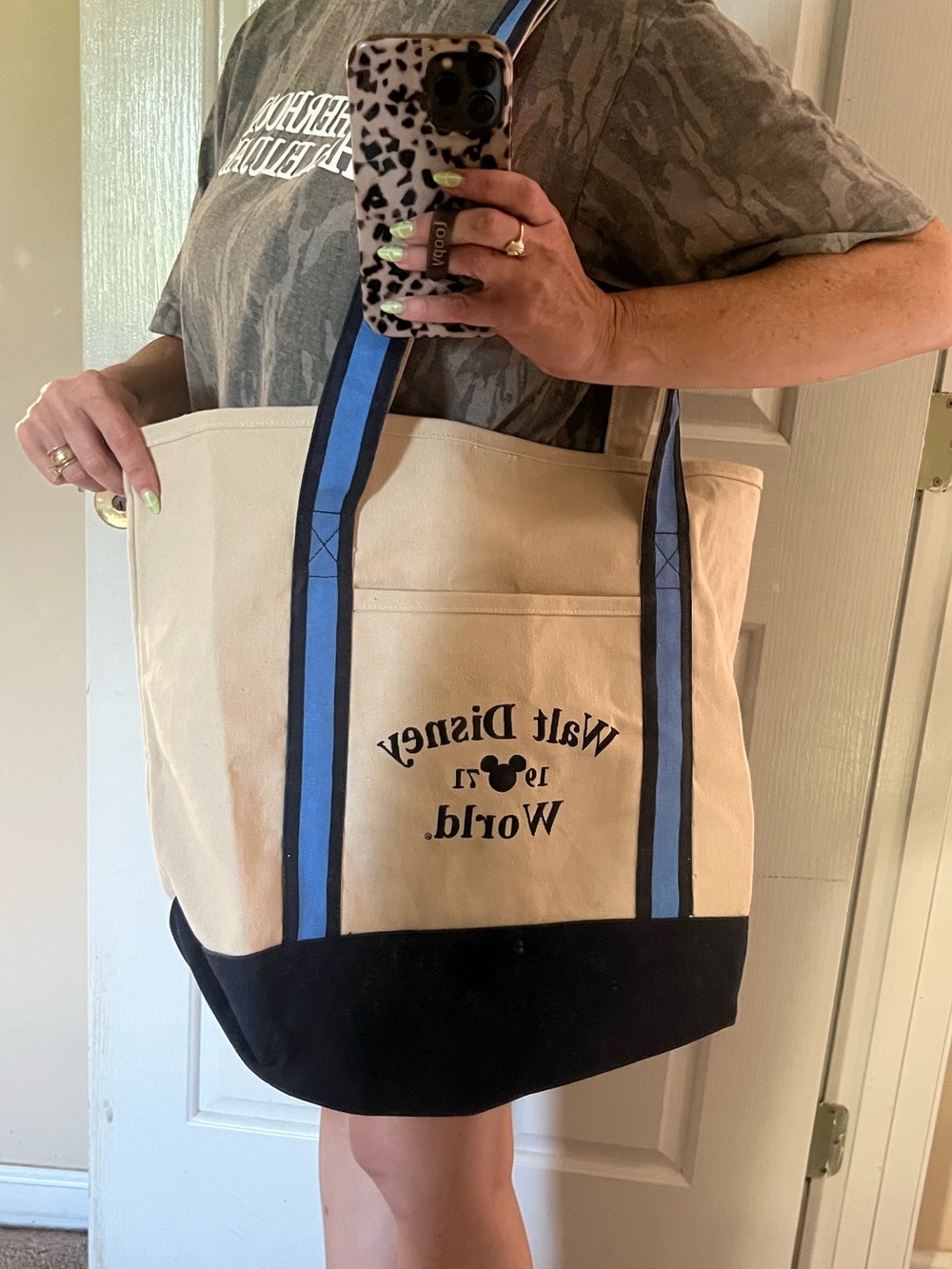 Walt Disney World Embroidered Canvas Tote - Picture 2 of 8